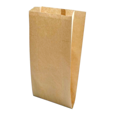 Пакет бумажный 170х70х300 крафт 40 г/м2 с V-образным дном без печати