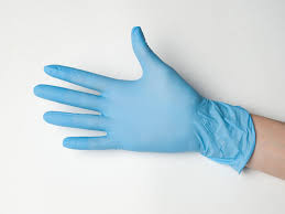 Перчатки нитриловые неопудренные "L" голубой (НДС 10%)