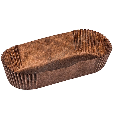 Тарталетка пергам. 34х136х26,5 коричневая овал