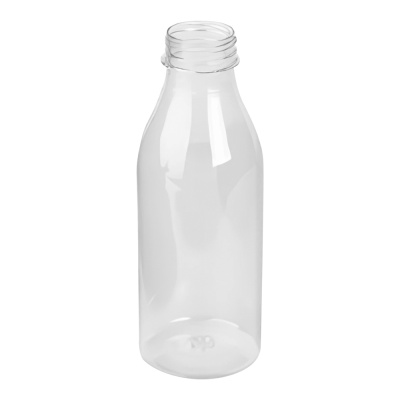 Бутылка-ПЭТ-0,5л-круглая-прозрачная-d-38мм-без-крышки