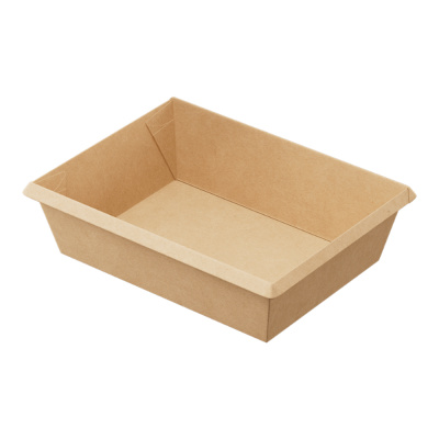 Контейнер-бумажный-500-мл-160х120х45-прямоуг-крафт-крафт-без-крышки Контейнер-бумажный-500-мл-160х120х45-прямоуг-крафт-крафт-без-крышки