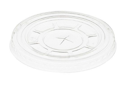 Крышка плоская с отверстием для стакана ПЭТ Вегго (d-95мм) Крышка плоская с отверстием для стакана ПЭТ Вегго (d-95мм)