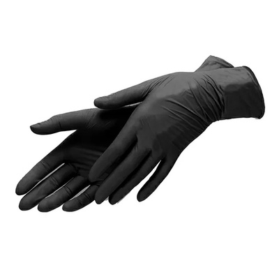 Перчатки нитриловые неопудренные XL черные (НДС 10%) Перчатки нитриловые неопудренные XL черные (НДС 10%)