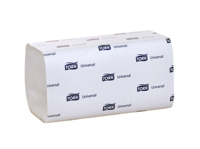 Полотенца бумажные Z-сл. (250л)Tork-Universal белые 1сл. Полотенца бумажные Z-сл. (250л)Tork-Universal белые 1сл.